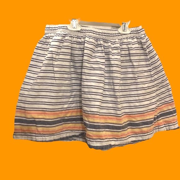 Striped cotton spring skirt - Picture 4 of 5